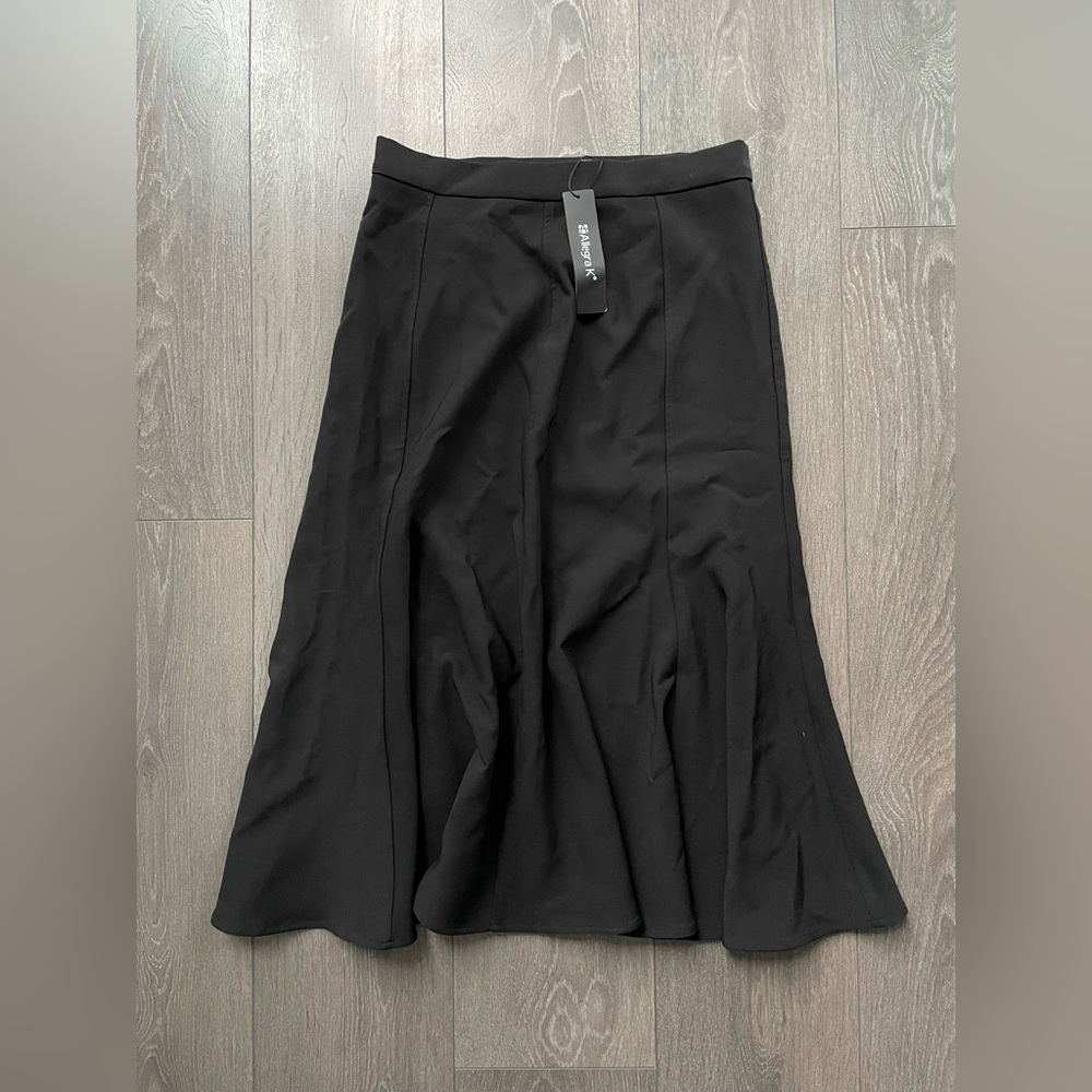 Elegant Black Women's Skirt midi Allegra K medium m